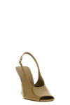 val patent leather slingbacks