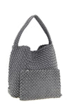 the naghedi nomad medium shoulder bag is distinguished by a complex double-str