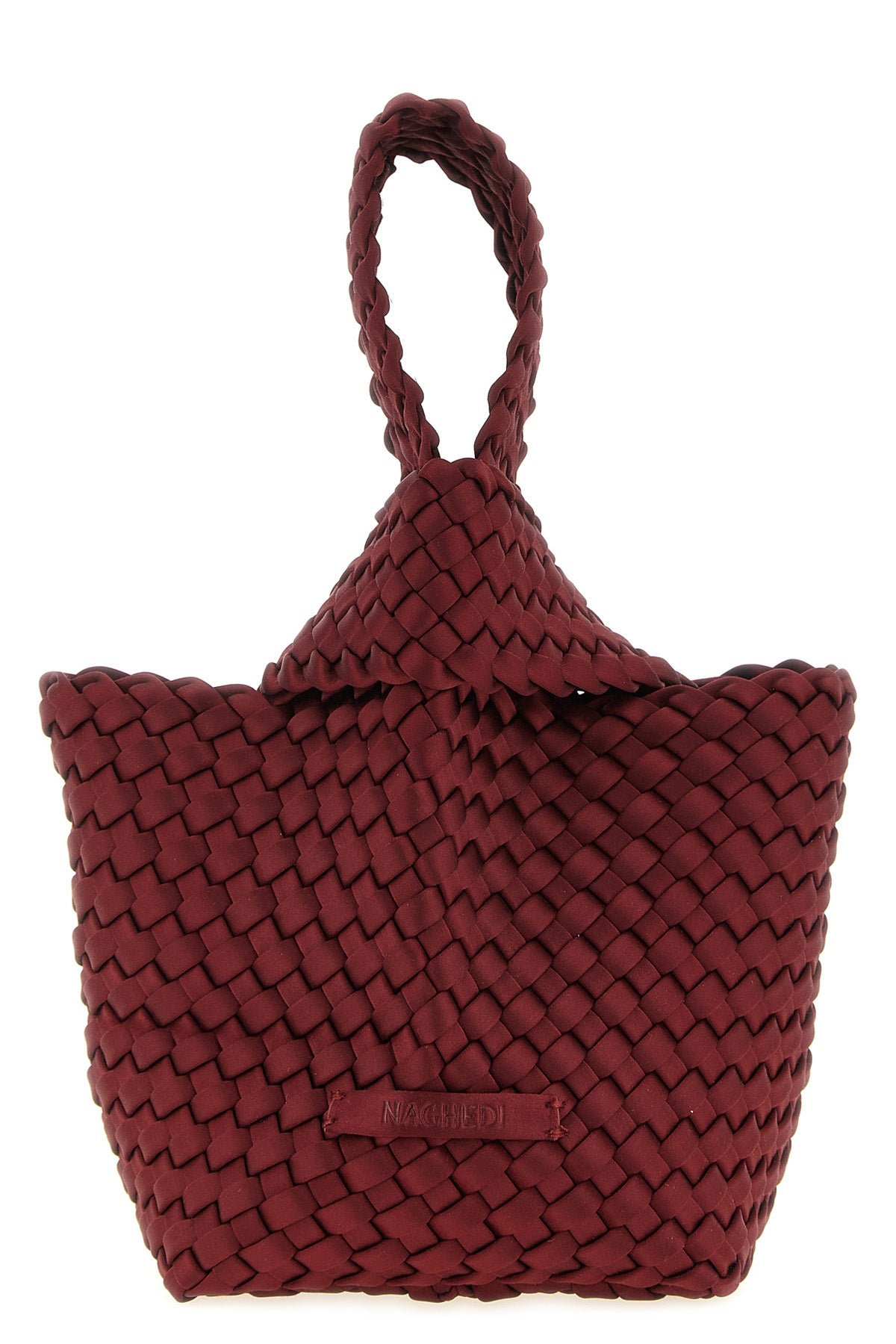 the naghedi kyoto clutch stands out for its meticulous hand-woven workmanship