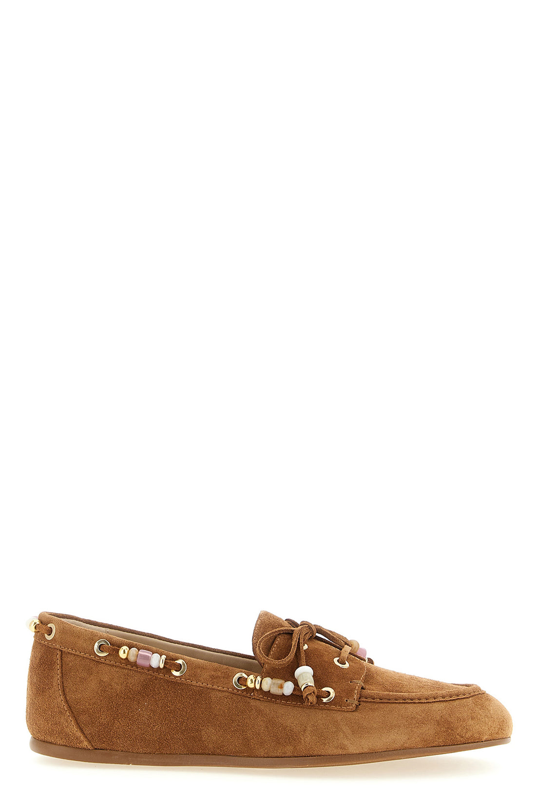 STUART WEITZMAN 37 majorca tinsley suede boat shoe