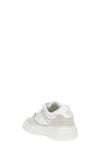 bumper leather and suede lace-up sneakers and a rubber sole