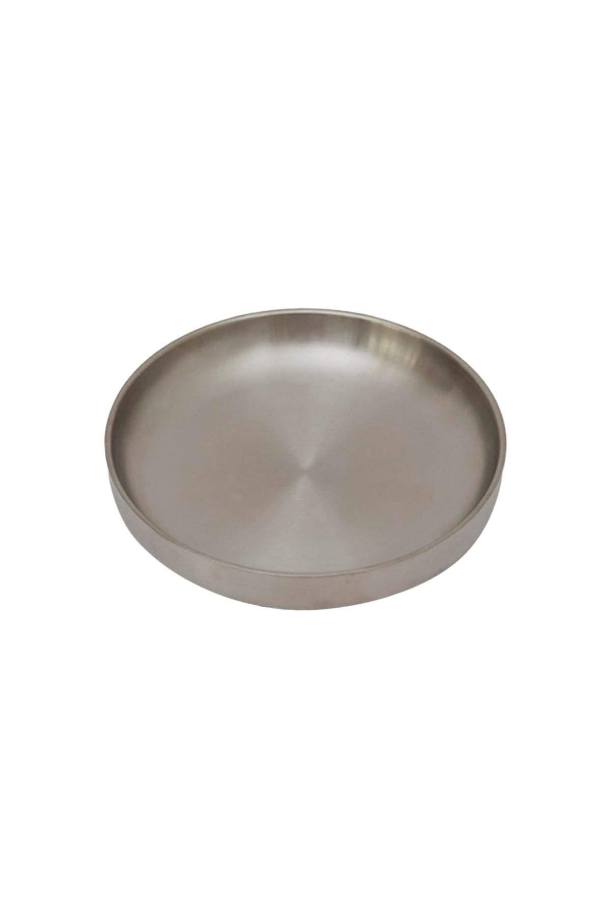 set of 2 stainless steel pasta plates 21 cm