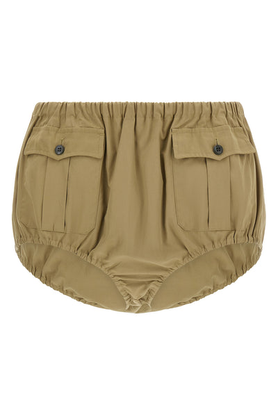 cotton poplin shorts