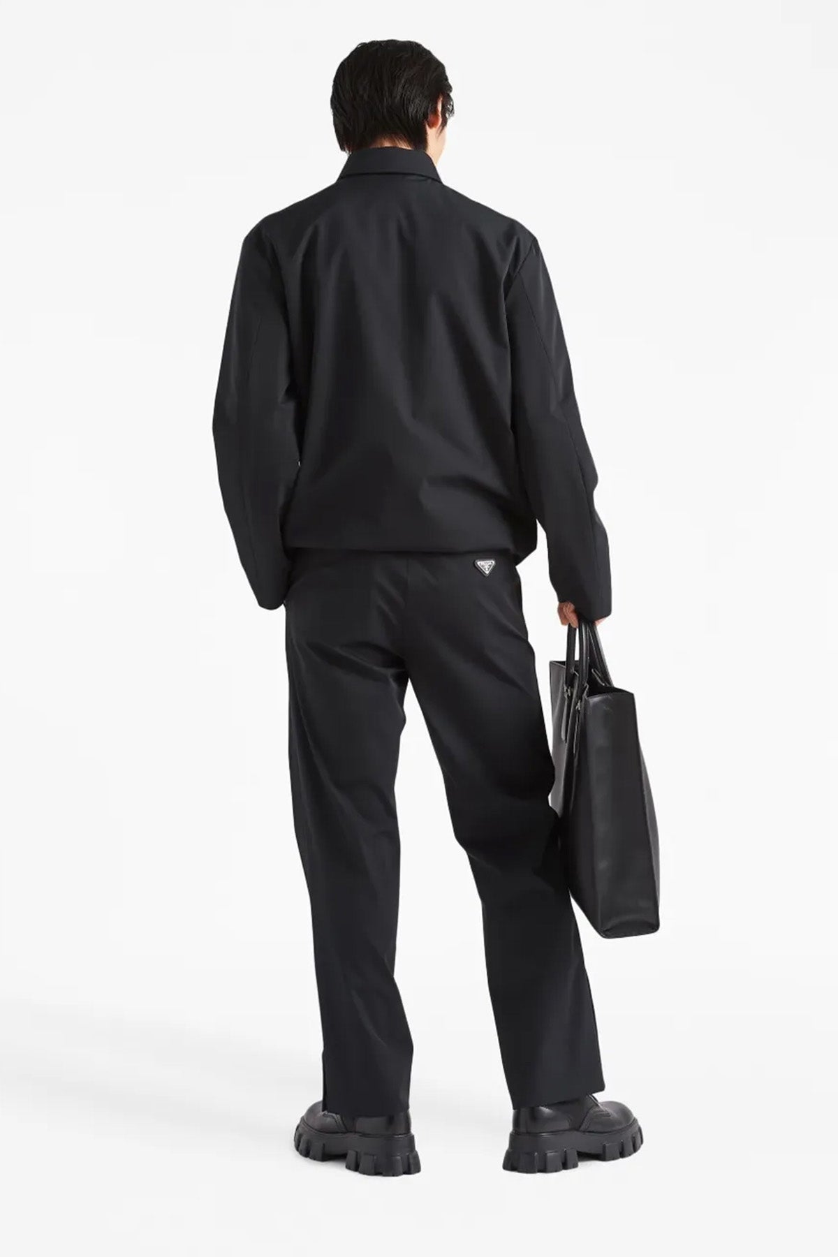 stretch techno fabric pants