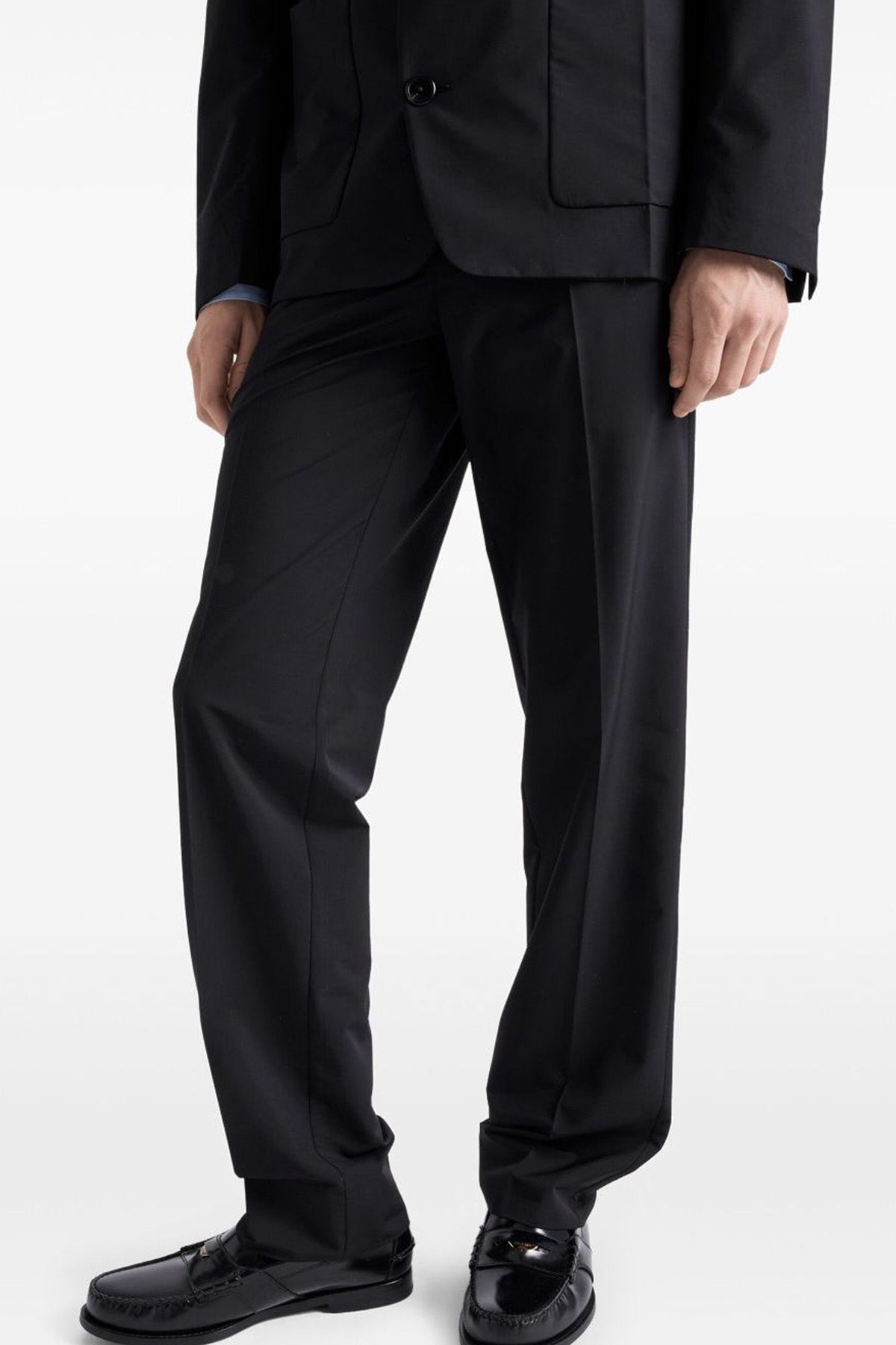 wool blend pants