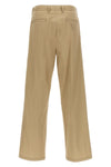 cotton blend poplin pants