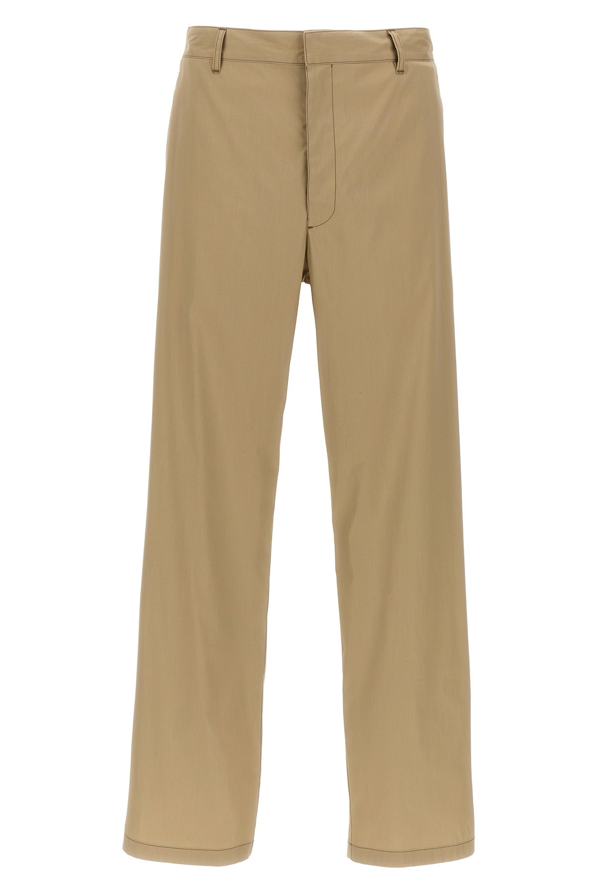 cotton blend poplin pants