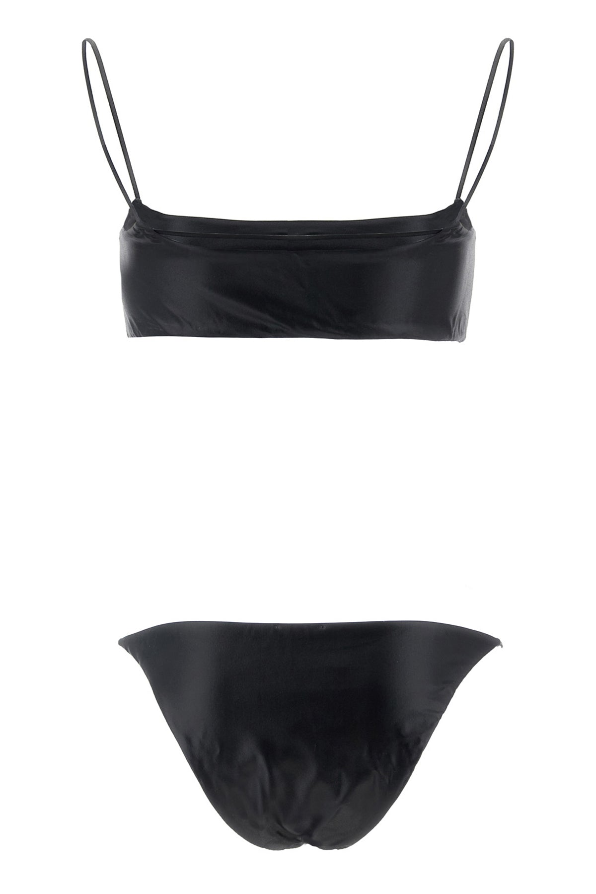 sporty line silk-effect lycra bikini