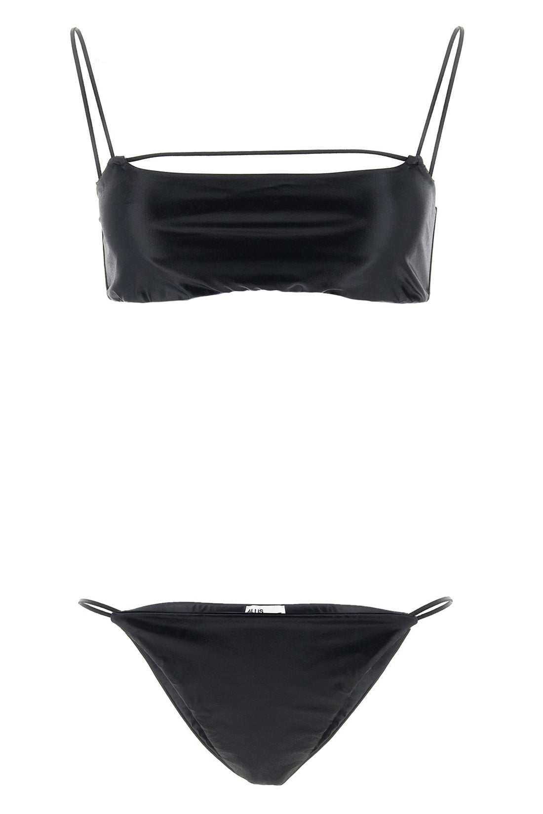 ALLIS L sporty line silk-effect lycra bikini