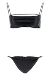 sporty line silk-effect lycra bikini