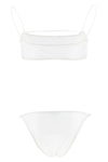 sporty line silk-effect lycra bikini