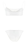 sporty mesh silk-effect lycra bikini