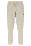 mélange gauze cotton joggers