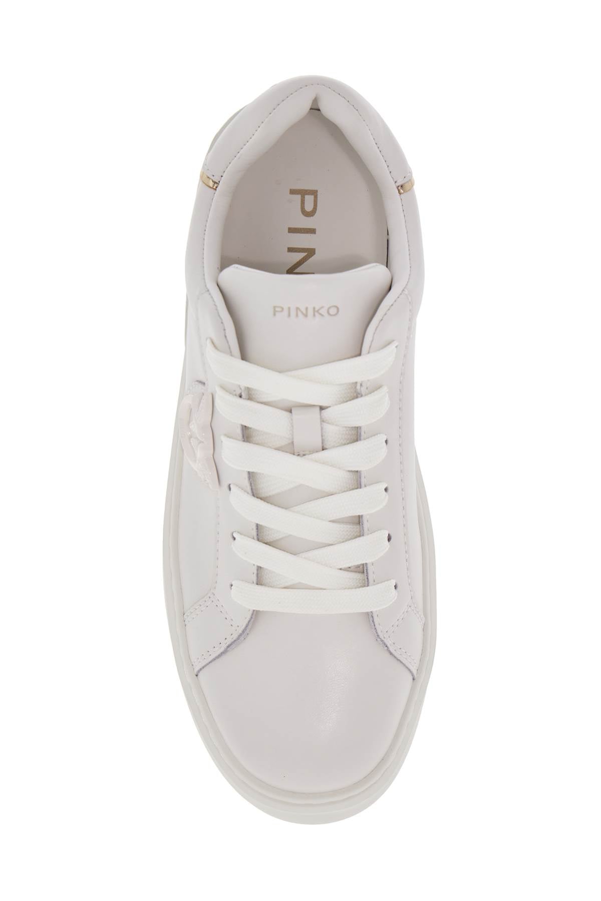 monogram detail platform sneakers with