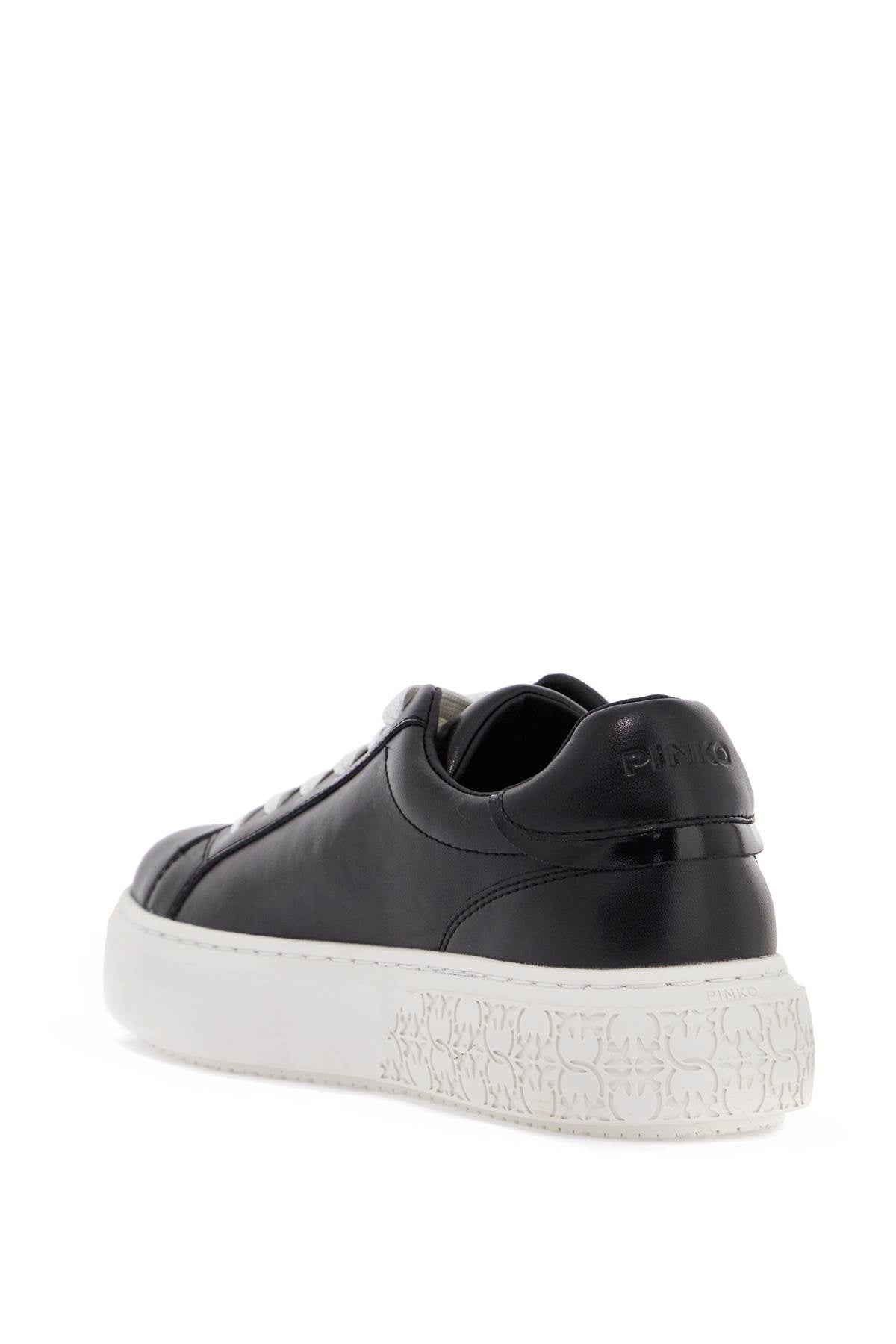 monogram detail platform sneakers with