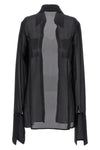 georgette shirt in a transparent fabric
