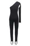 scuba stretch fabric one-piece bodysuit