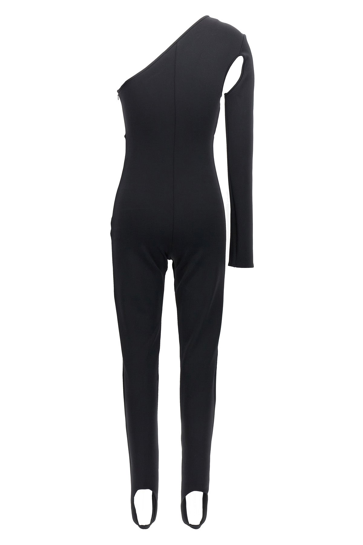 scuba stretch fabric one-piece bodysuit