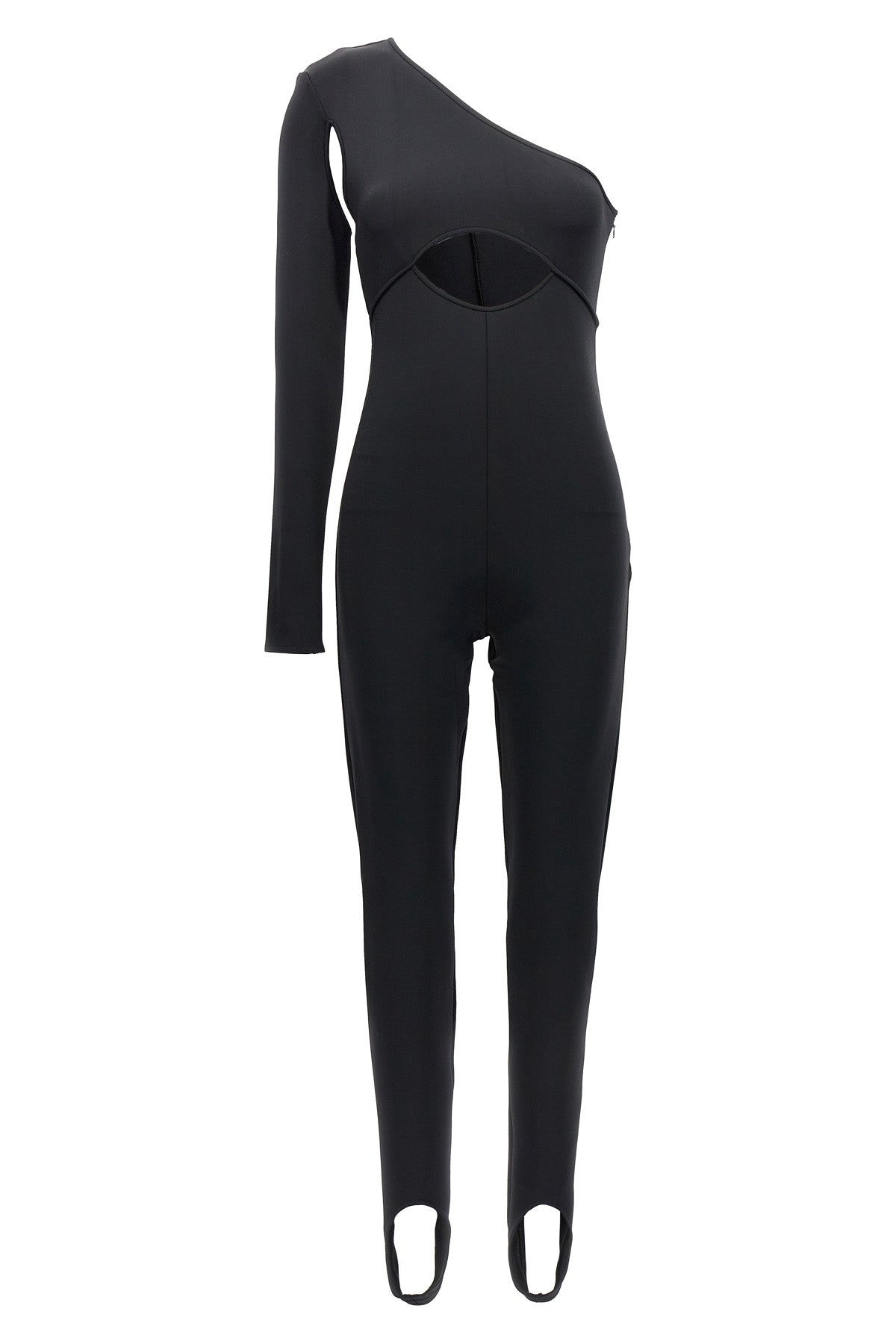 scuba stretch fabric one-piece bodysuit