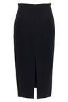 cashmere circle embroidery skirt in a viscose blend