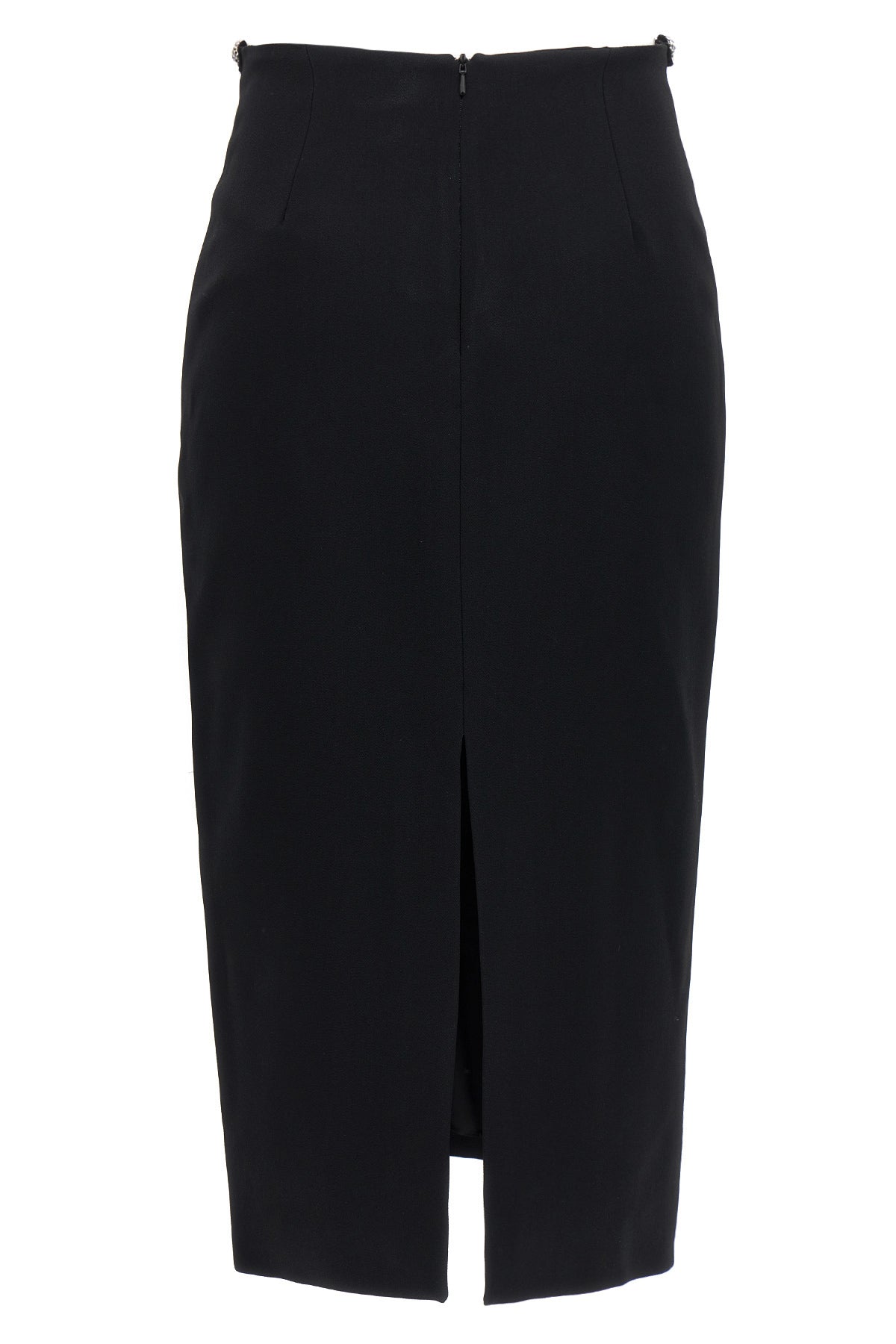 cashmere circle embroidery skirt in a viscose blend