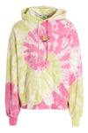 gcds tie dye cotton hoodie