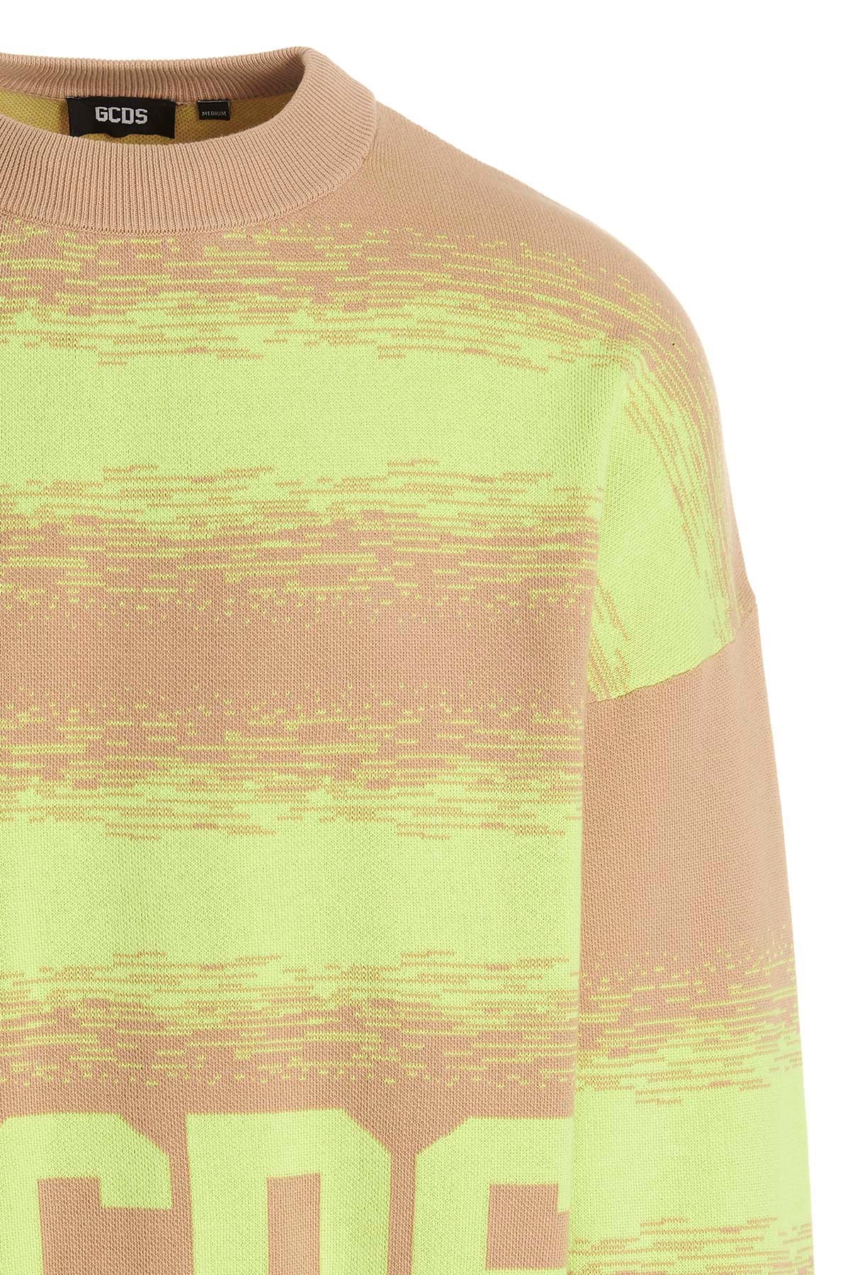 gcds low band degradè cotton sweater