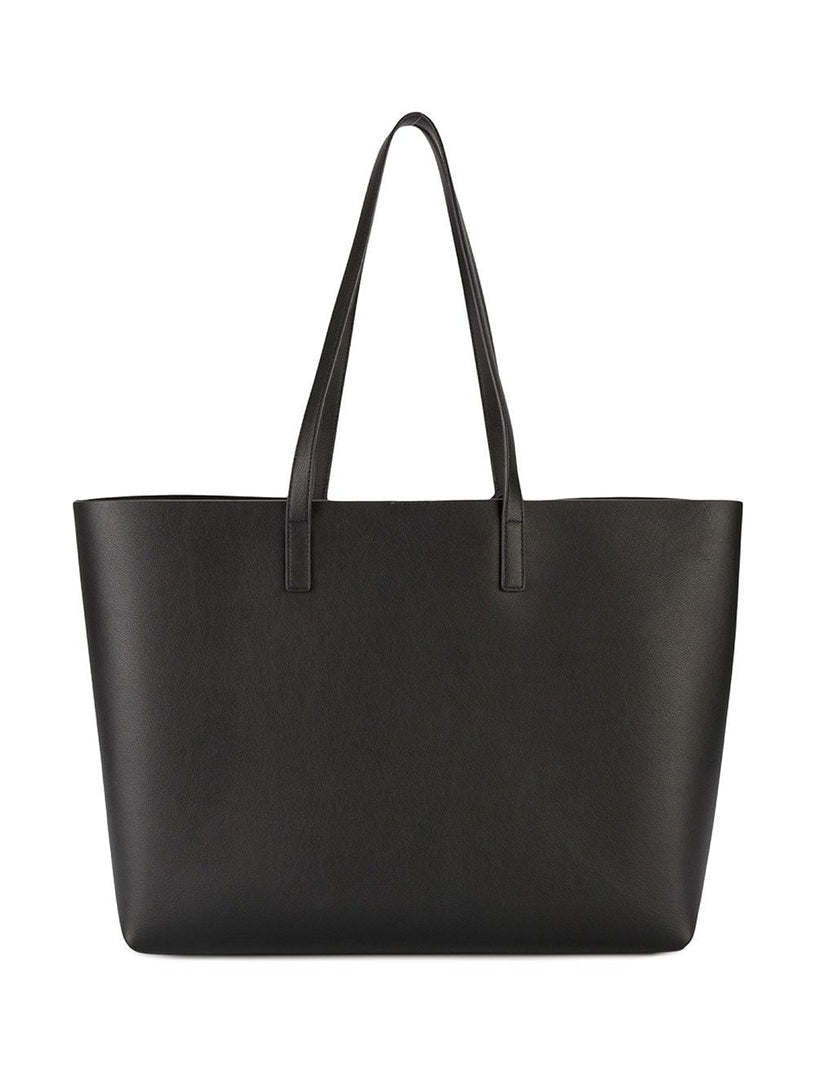 East West Leather Shopping Tote