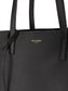 East West Leather Shopping Tote