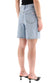 denim bermuda shorts with rhin