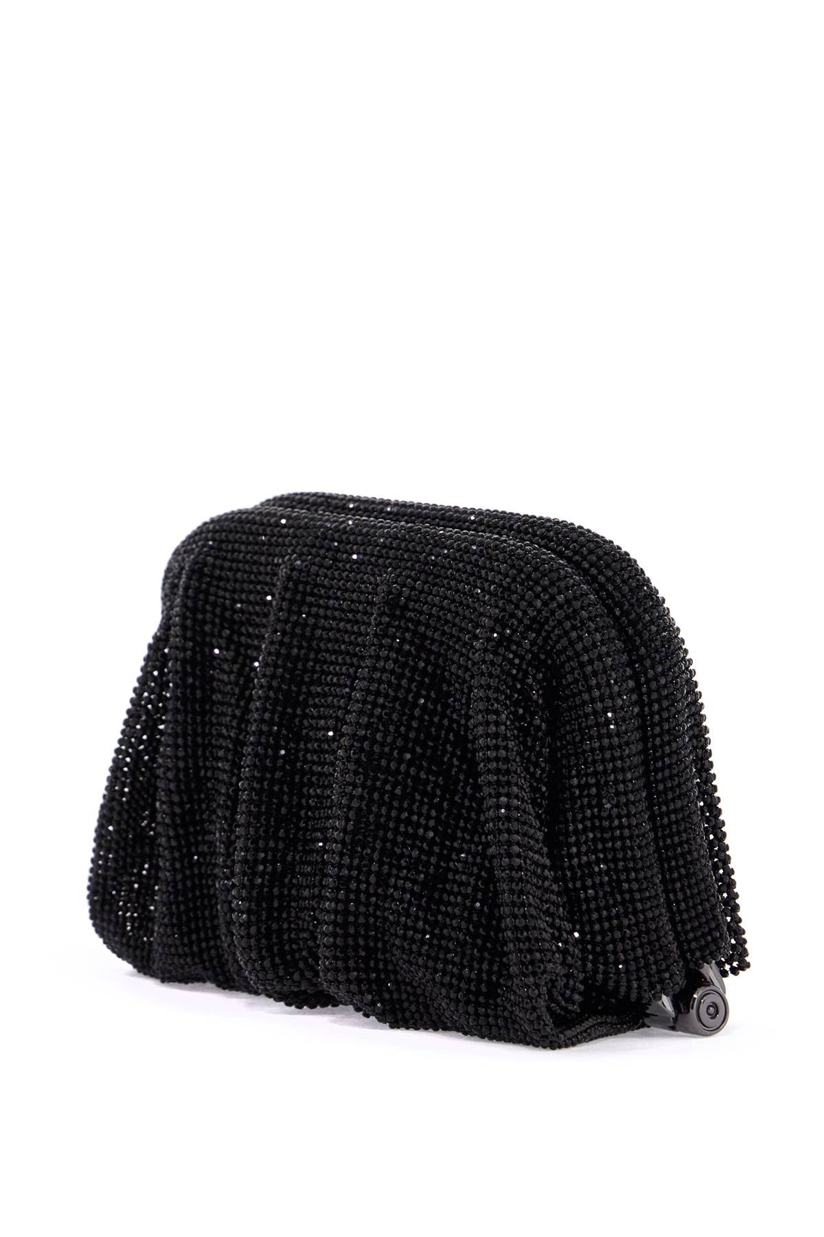 compact bag venus la petite in black rhinestones