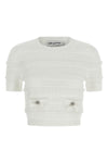 pointelle knit knit top