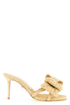 le cadeau mules in woven raffia