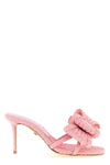 le cadeau mules in woven raffia