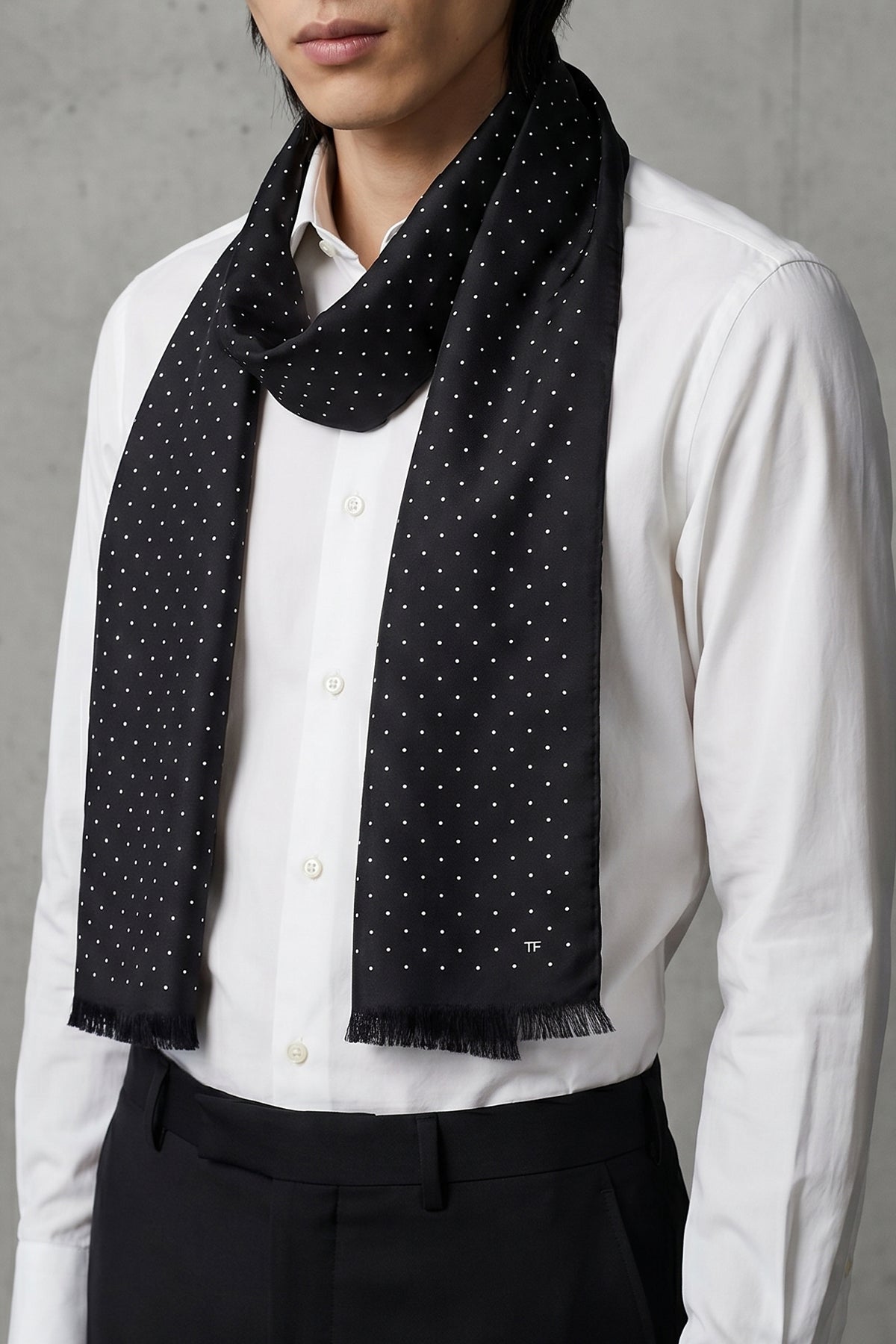 scarf in fine mulberry silk