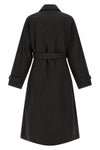 trench coat in technical fabric and rainproof cotton blend made by olmetex