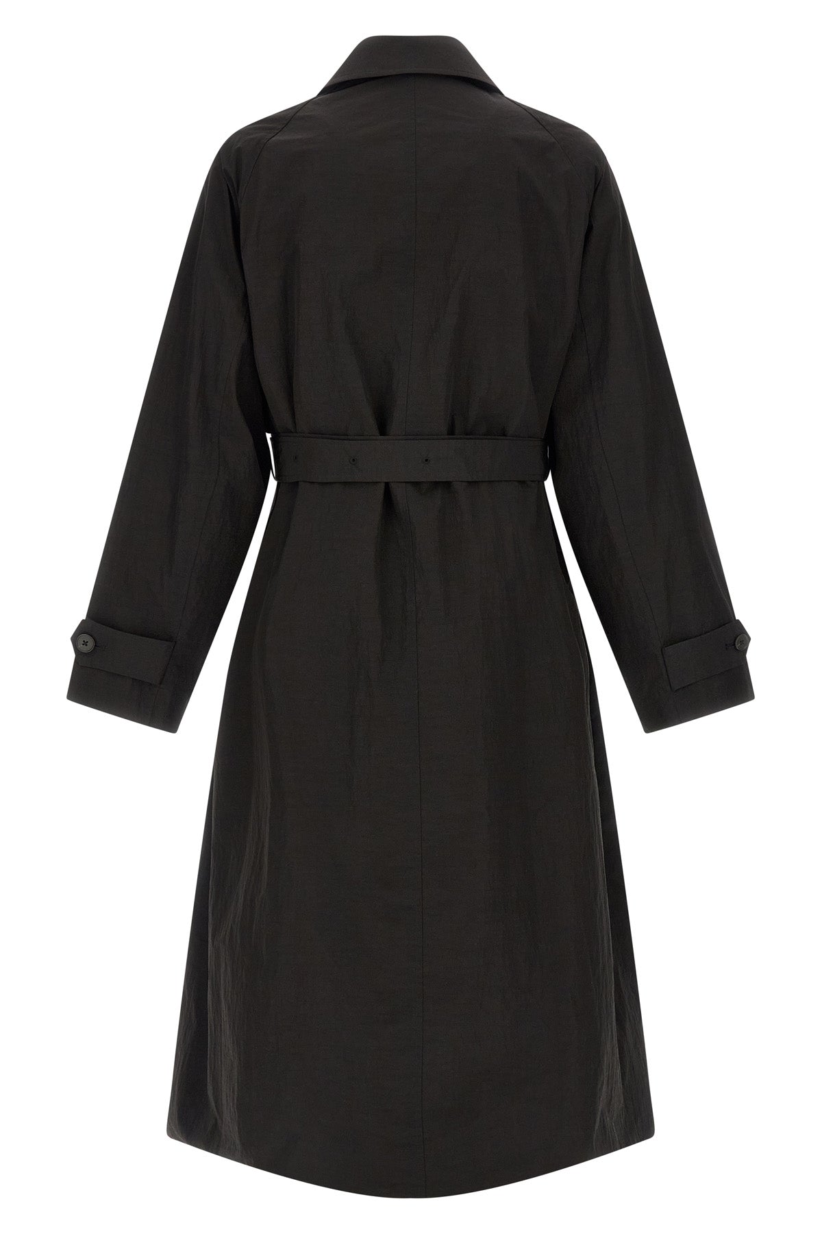 trench coat in technical fabric and rainproof cotton blend made by olmetex