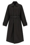 trench coat in technical fabric and rainproof cotton blend made by olmetex