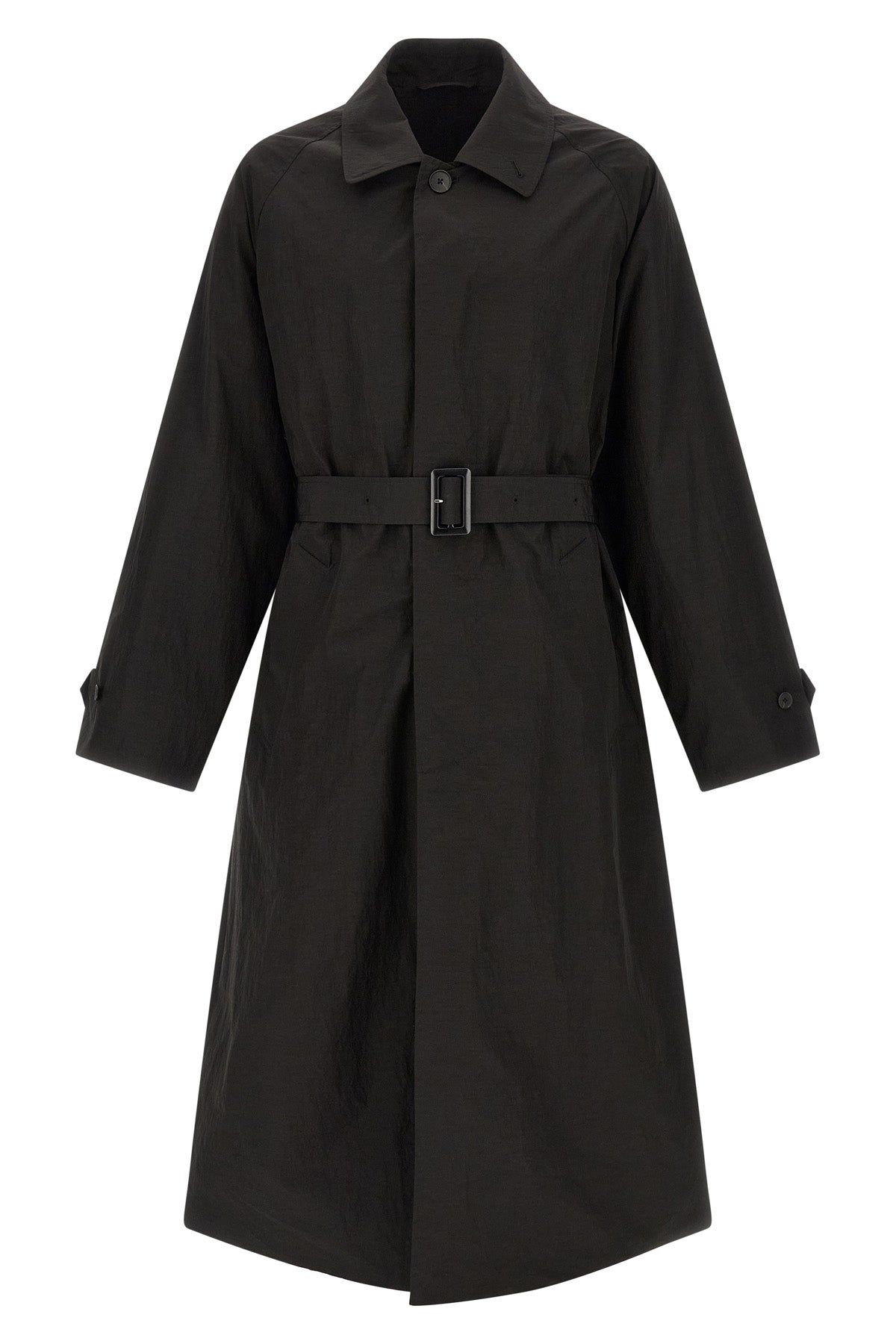 trench coat in technical fabric and rainproof cotton blend made by olmetex