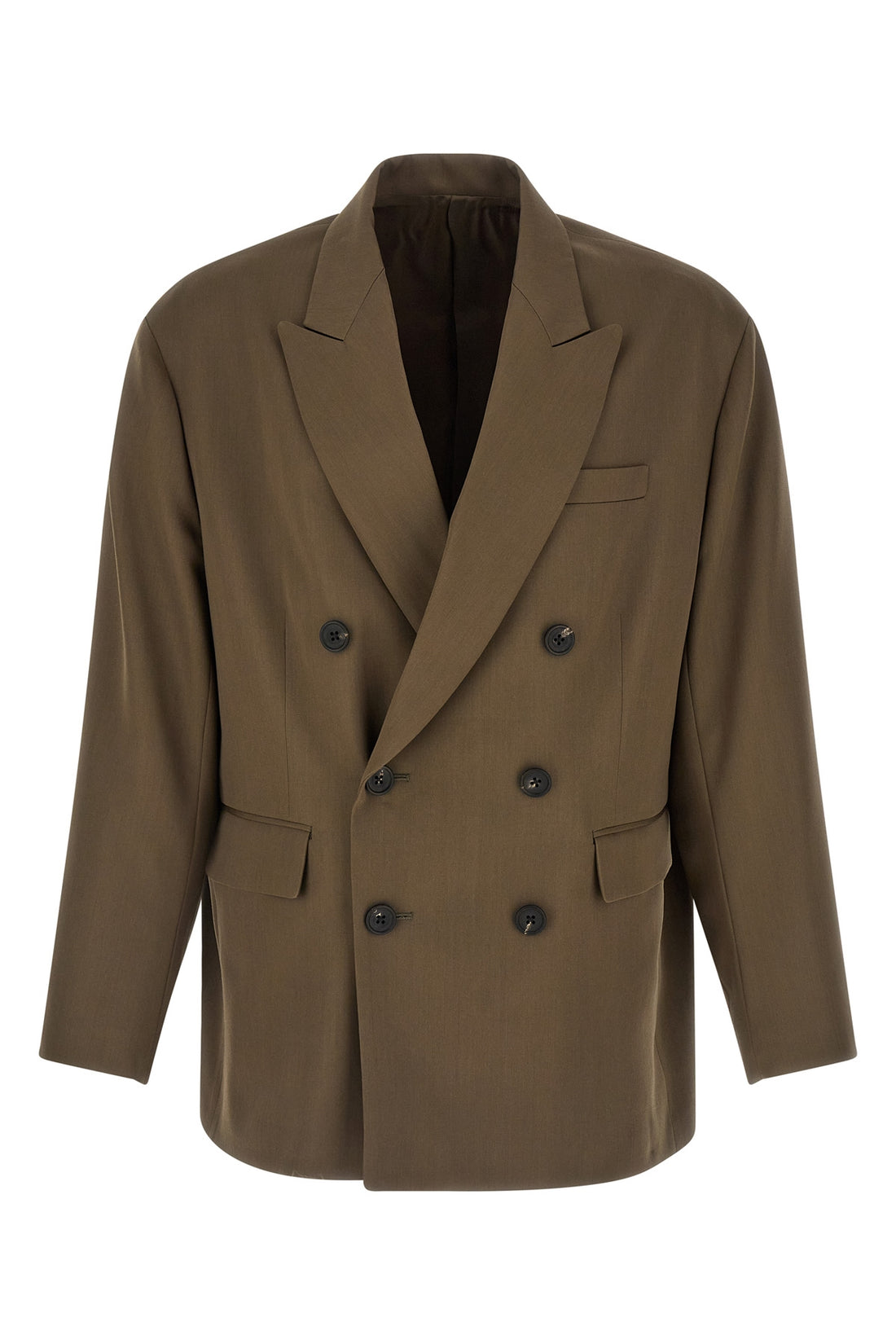 SSSTEIN L deconstructed double-breasted wool blazer