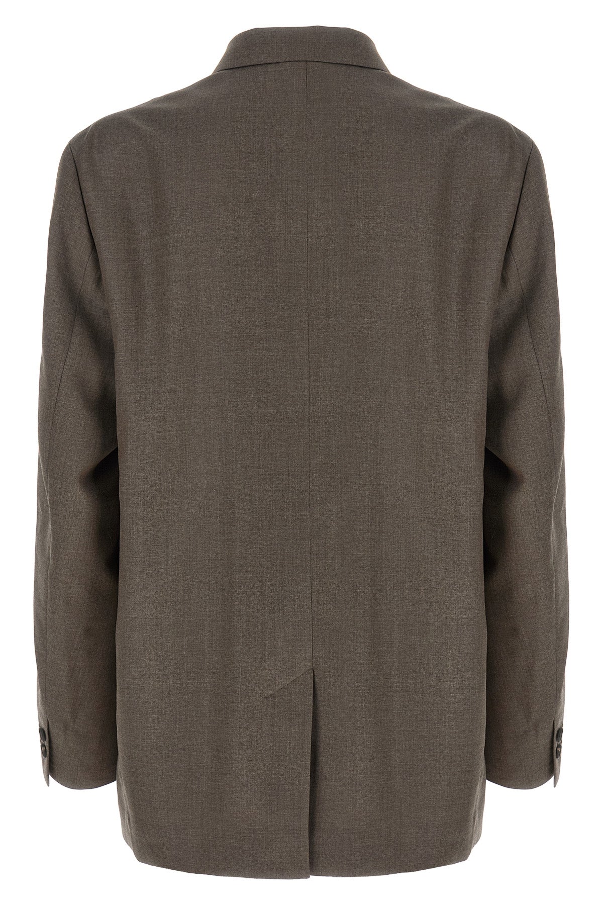 extra fine double-breasted blazer in unstructured wool