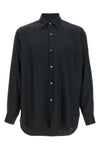 shiny cupro twill shirt