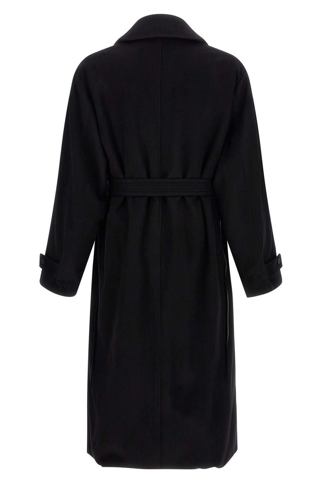 SSSTEIN L the long black ssstein layered combination coat
