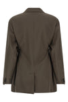 the ssstein oversized single breasted long jacket