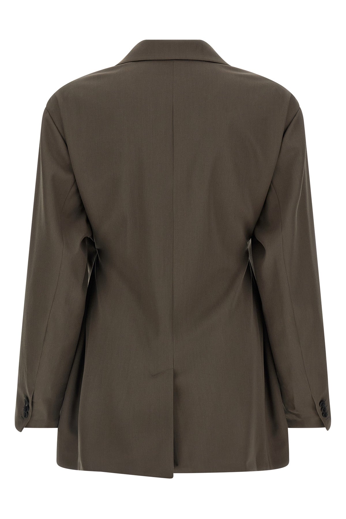 the ssstein oversized single breasted long jacket