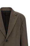 the ssstein oversized single breasted long jacket