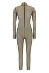 turtle jumpsuit in semi-transparent fabric