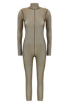turtle jumpsuit in semi-transparent fabric