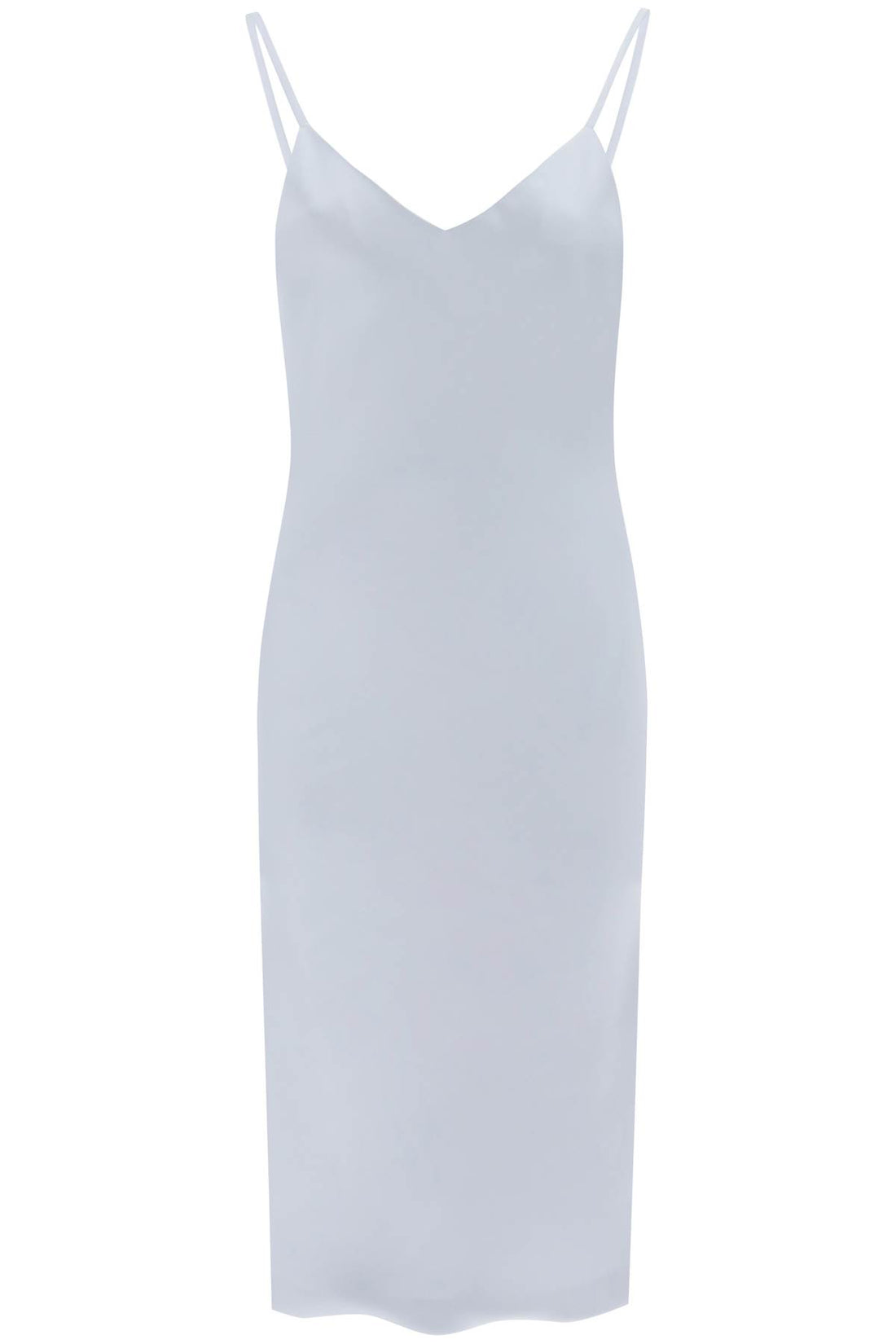 crepe satin slip dress