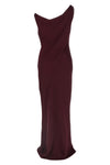 long maria dress in satin crepe